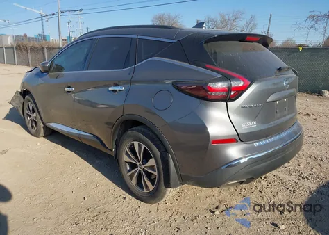 2019 Nissan Murano Sv z USA, uszkodzony, nr VIN 5N1AZ2MJ0KN106216